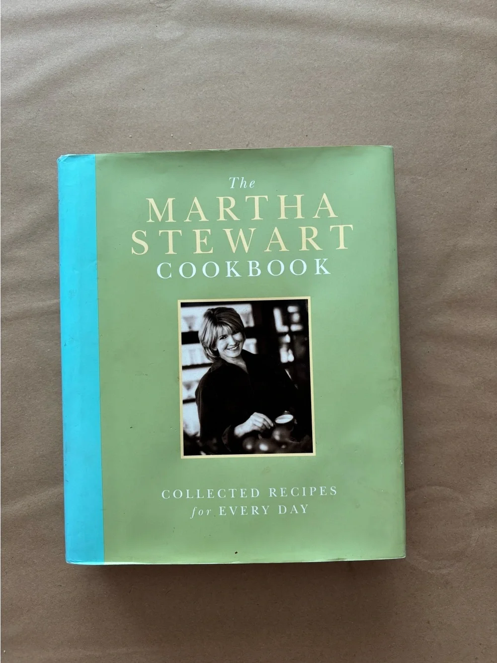 Martha Stewart Cookbook — Green Cover with Teal Spine
